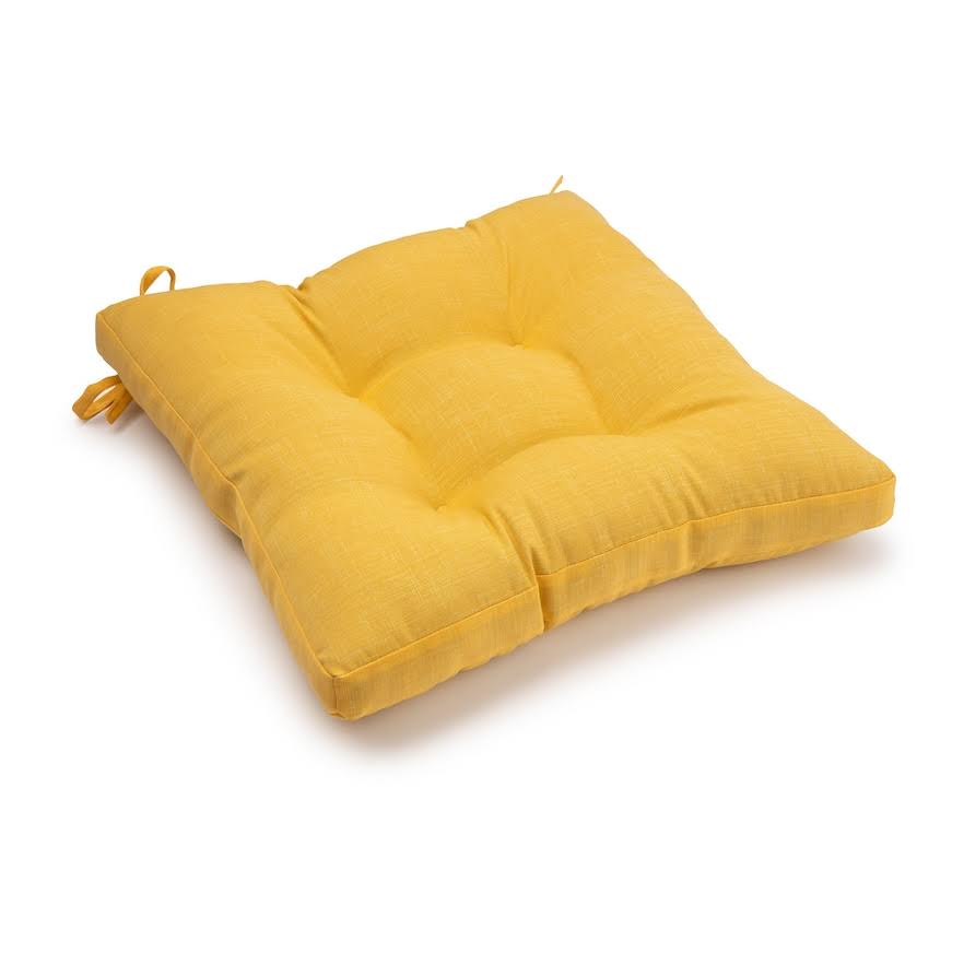 Sonoma Goods for Life Outdoor Chair Pad, Brt Yellow, 18x18